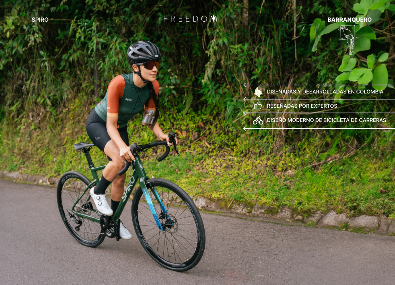 Bicicleta de ruta FREEDOM en aluminio con tenedor en carbono y Shimano 105 de 2x12 vel. - Image 8