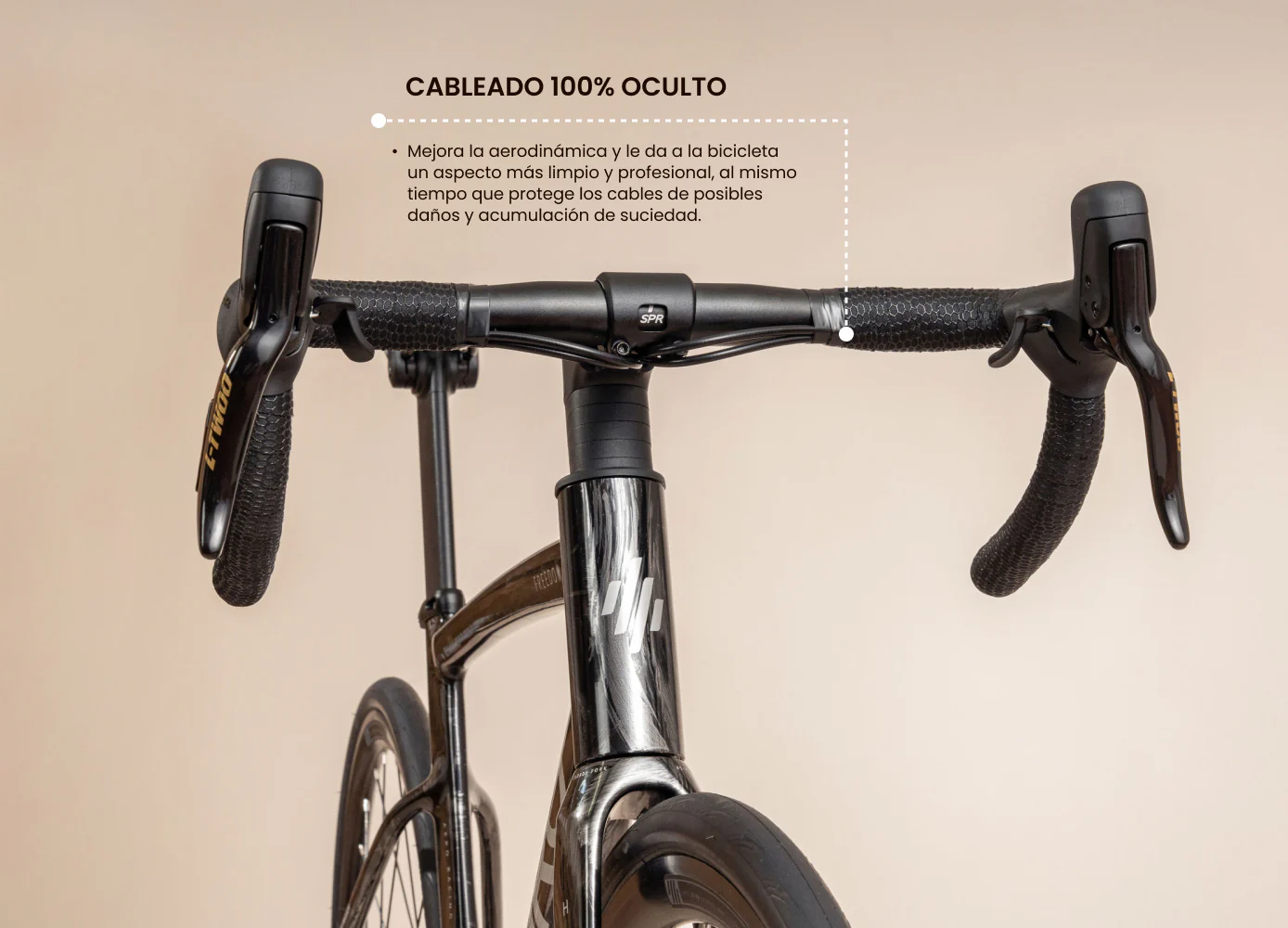 Bicicleta de ruta FREEDOM en aluminio con tenedor en carbono y LTWOO RX de 2x12 vel. - Image 3