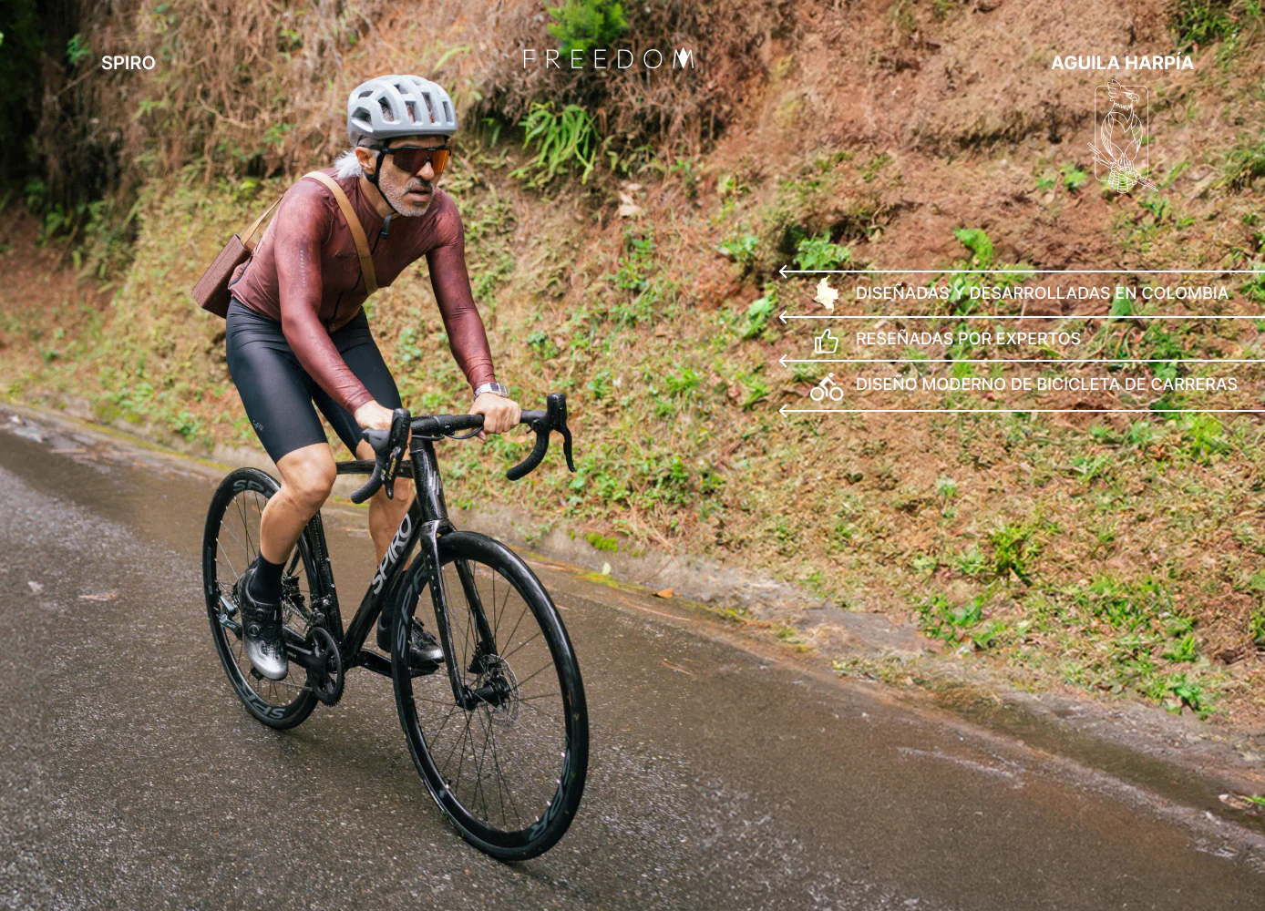 Bicicleta de ruta FREEDOM en aluminio con tenedor en carbono y Shimano 105 de 2x12 vel. - Image 11