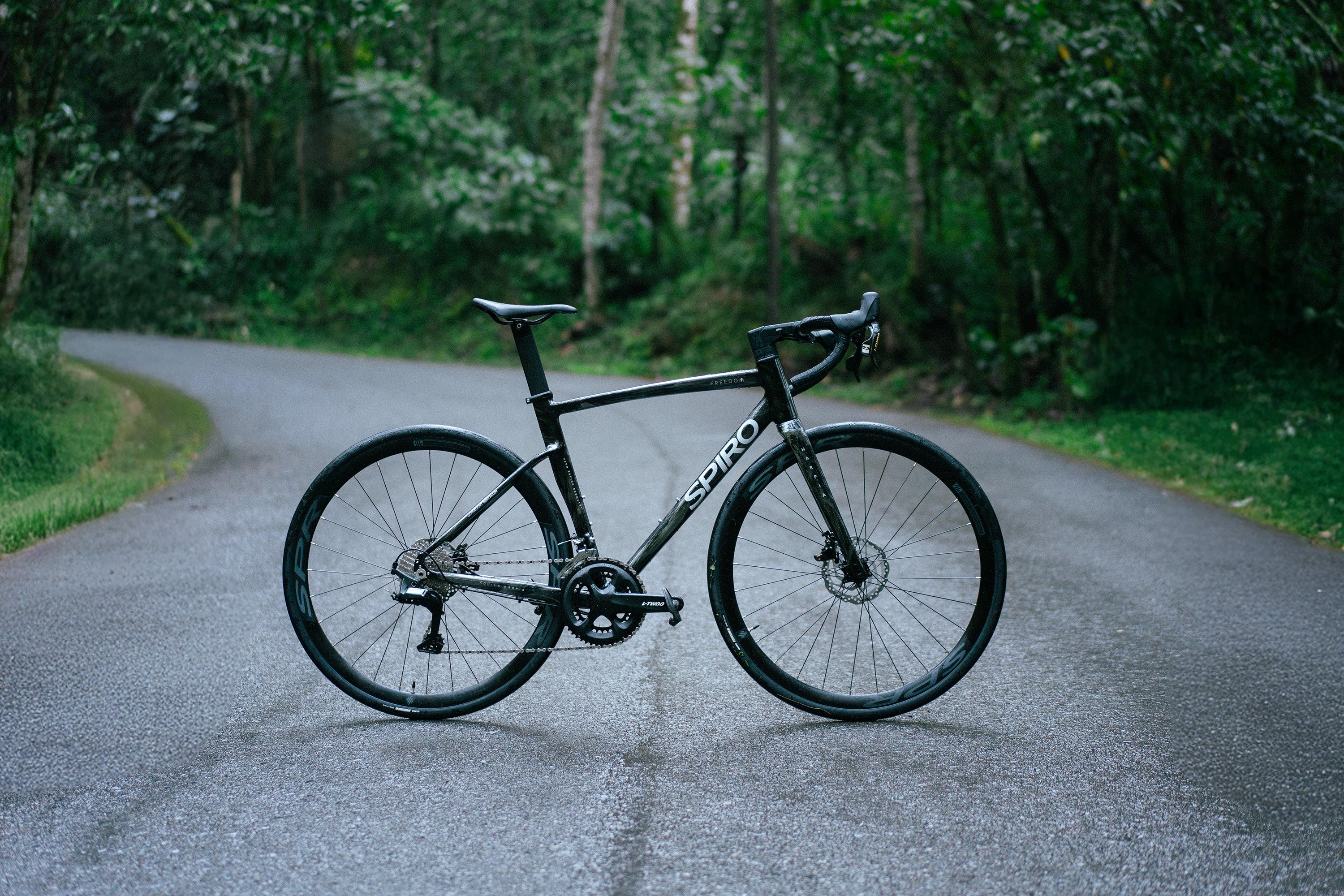 Bicicleta de ruta FREEDOM en aluminio con tenedor en carbono y Shimano 105 de 2x12 vel. - Image 4